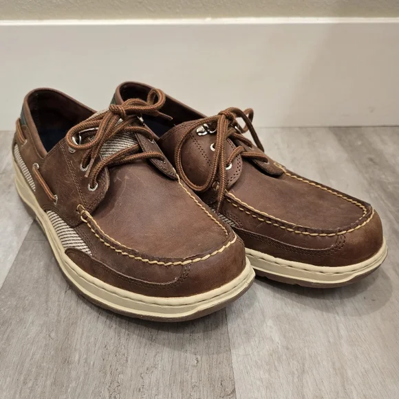 SEBAGO Clovehitch II Walnut Boat Shoes Men's 13 - Picture 1 of 11